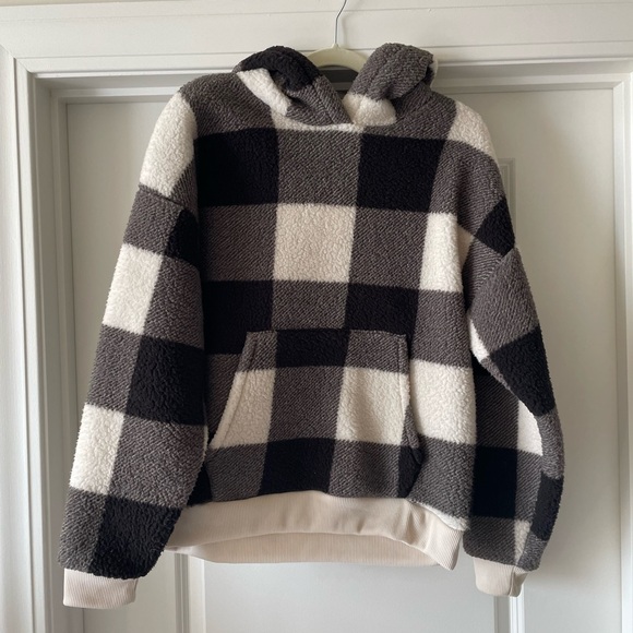 NWOT American Eagle Teddy Bear Fleece Sweatshirt | Size Medium - Picture 1 of 2